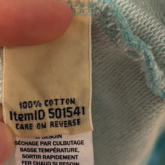 L.L. Bean Rugby Pullover Sweater Beach Glass Teal Aqua Henley Outdoor Preppy - Picture 11 of 12